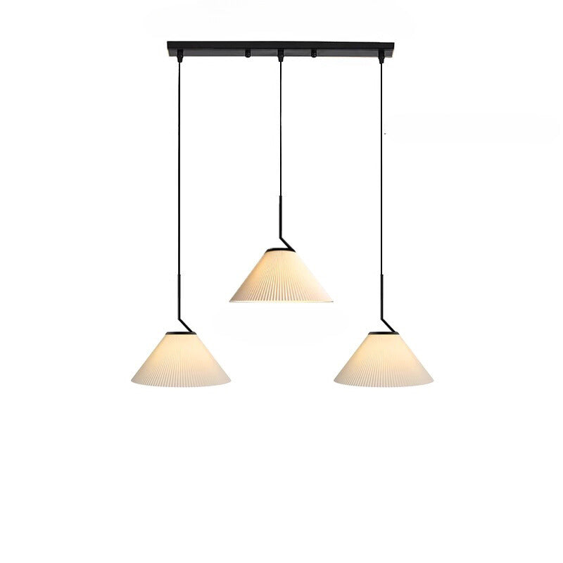 Velora Cream Pleated Pendant Lamp With Warm Light And Soft Scandinavian Style | Snurv