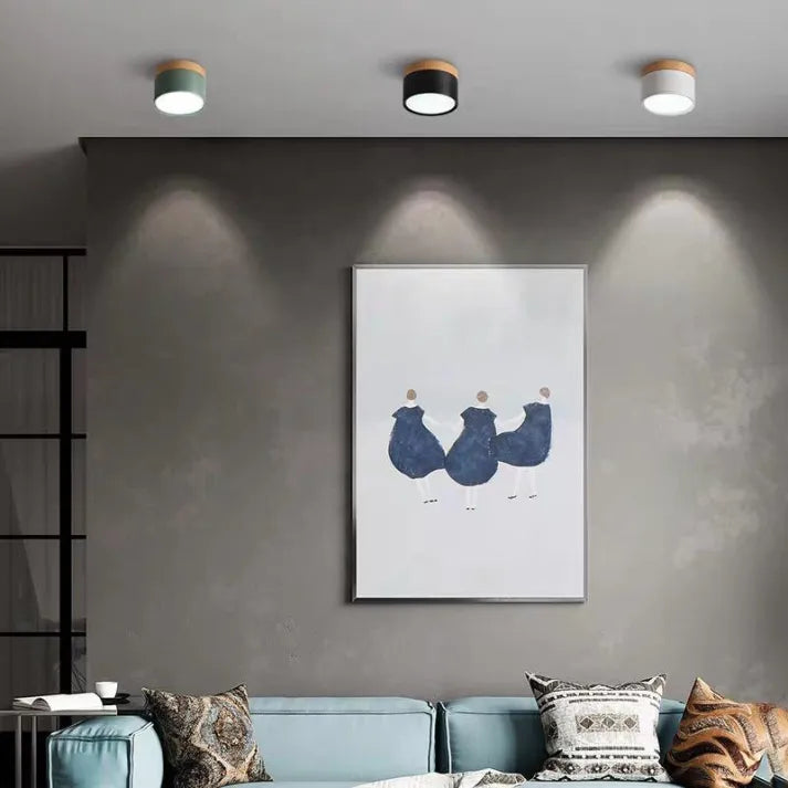 Virel Nordic LED Taklampe Minimalistisk Sylinderformet Armatur | Snurv