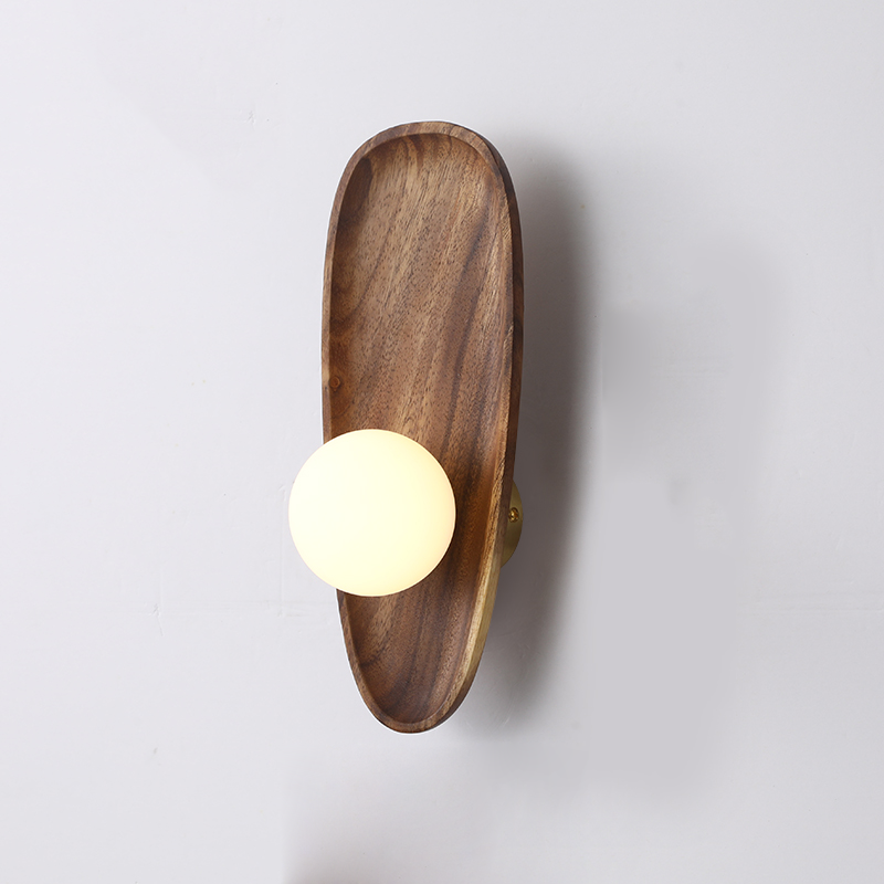 Verdara Wood Wall Lamp With Natural Warm Glow For Cozy Ambience | Snurv