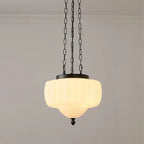 Lunara Contemporary Glass and Steel Pendant Light for Modern Interiors | Snurv