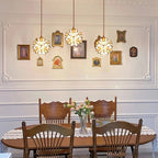 Calyra Capiz Pendel Lys Håndlavet Naturlig Hængende Skaller Lampe | Snurv