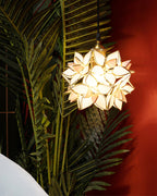 Calyra Capiz Pendel Lys Håndlavet Naturlig Hængende Skaller Lampe | Snurv