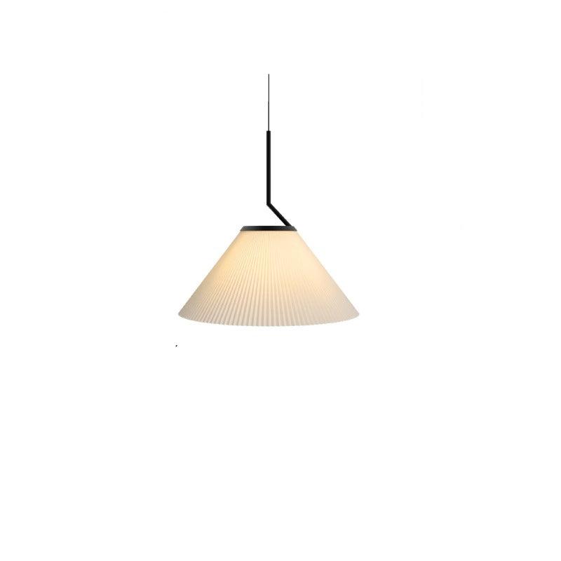Velora Cream Pleated Pendant Lamp With Warm Light And Soft Scandinavian Style | Snurv