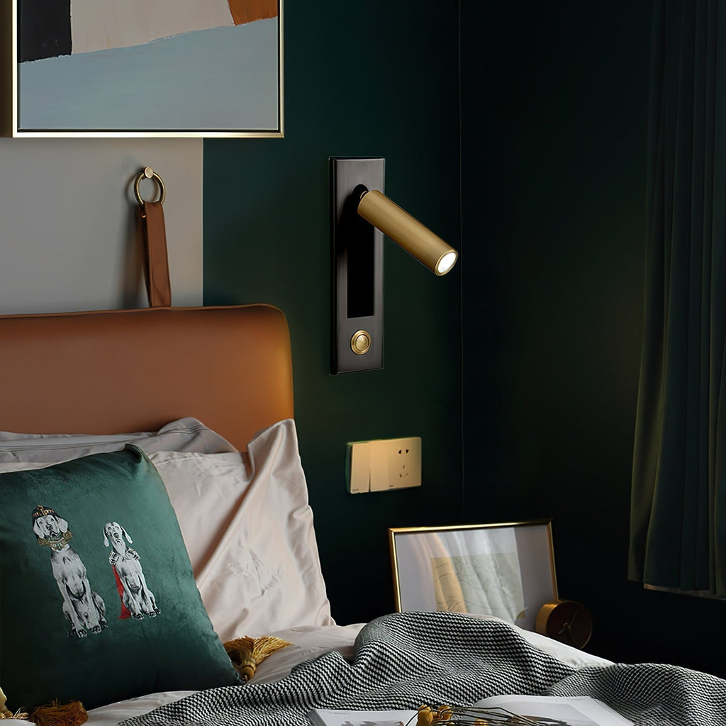 Astrae Flush Mount Bedside Wall Light For Reading And Warmth | Snurv