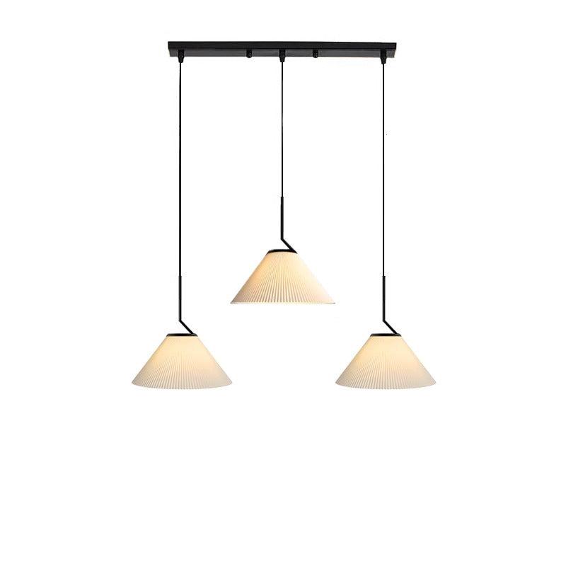 Velora Cream Pleated Pendant Lamp With Warm Light And Soft Scandinavian Style | Snurv