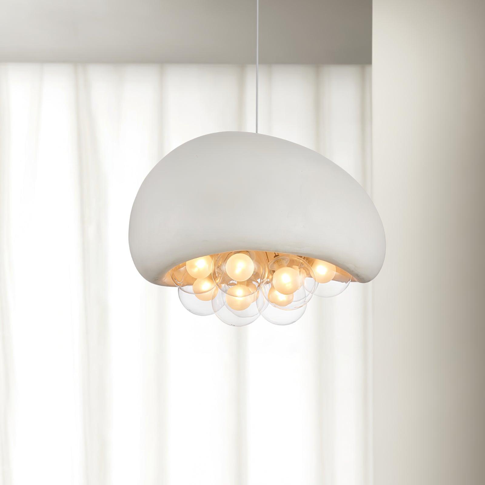 Elara Bubble Pendant Light With Sphere Cluster Design | Snurv