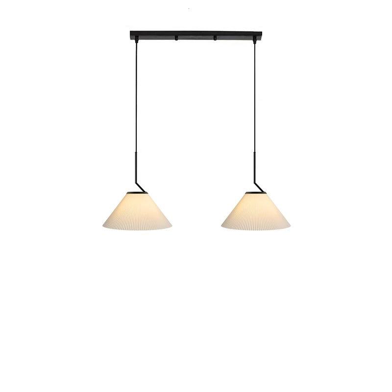 Velora Cream Pleated Pendant Lamp With Warm Light And Soft Scandinavian Style | Snurv