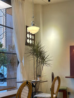 Havenwood Skolehus Pendellampe Med Håndlagde Glasskjermere | Snurv