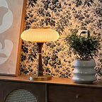 Terraline Matsutake Inspired Table Lamp Natural Glow | Snurv