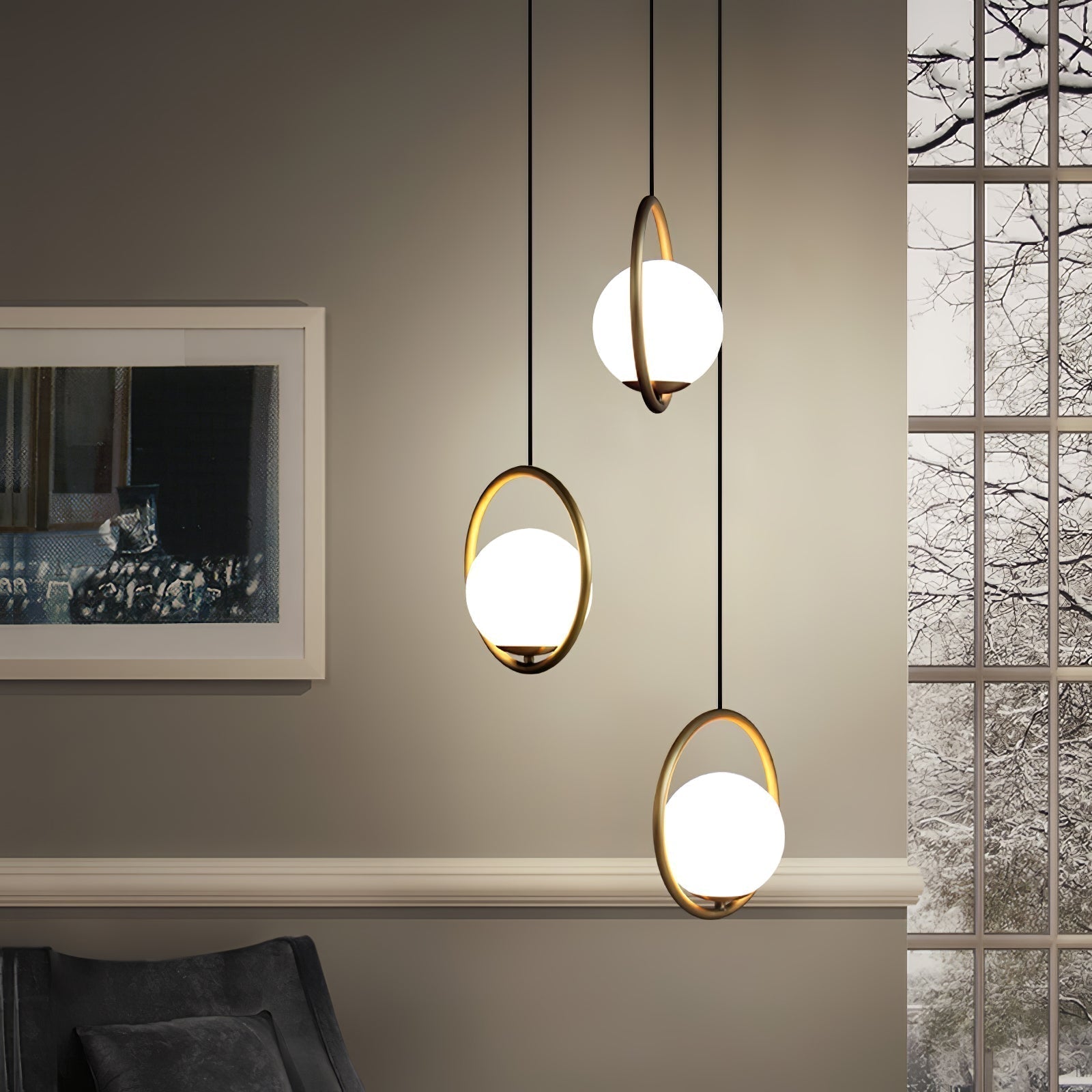 Astraea Modern Pendant Lamp for Elegant Living Spaces | Snurv