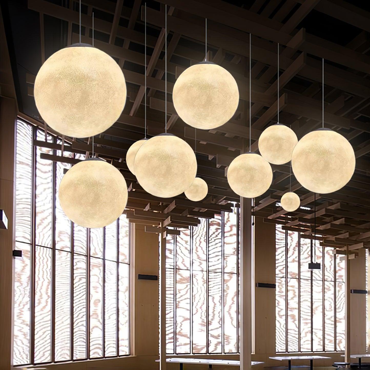 Aurelian Glow Pendant Light for Soft Moonlit Ambiance in Any Room | Snurv