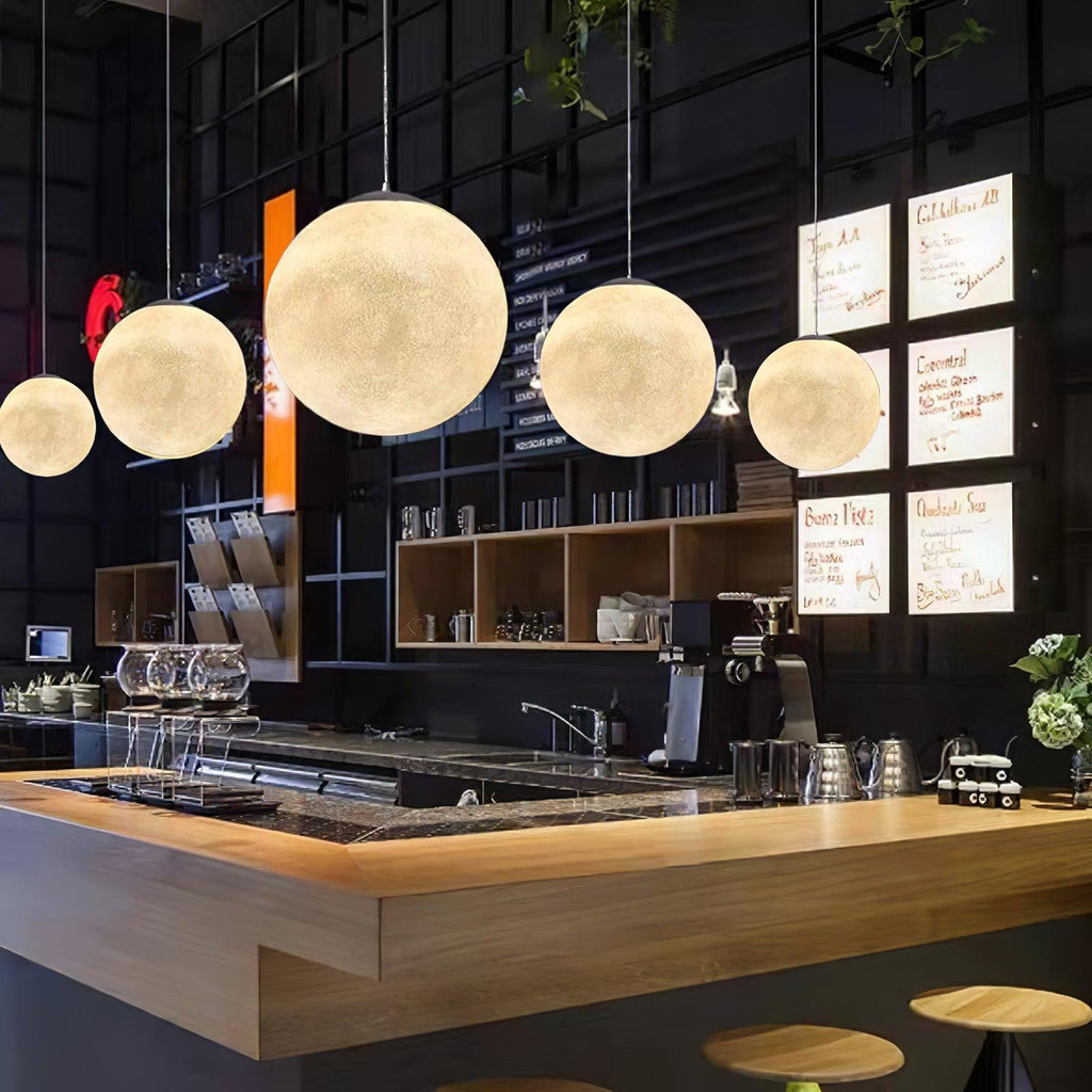 Aurelian Glow Pendant Light for Soft Moonlit Ambiance in Any Room | Snurv