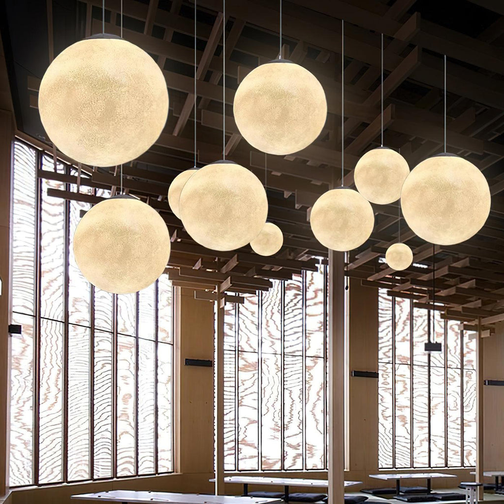 Aurelian Glow Pendant Light for Soft Moonlit Ambiance in Any Room | Snurv