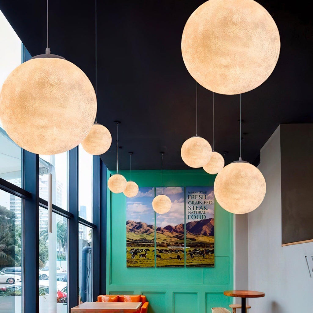 Aurelian Glow Pendant Light for Soft Moonlit Ambiance in Any Room | Snurv