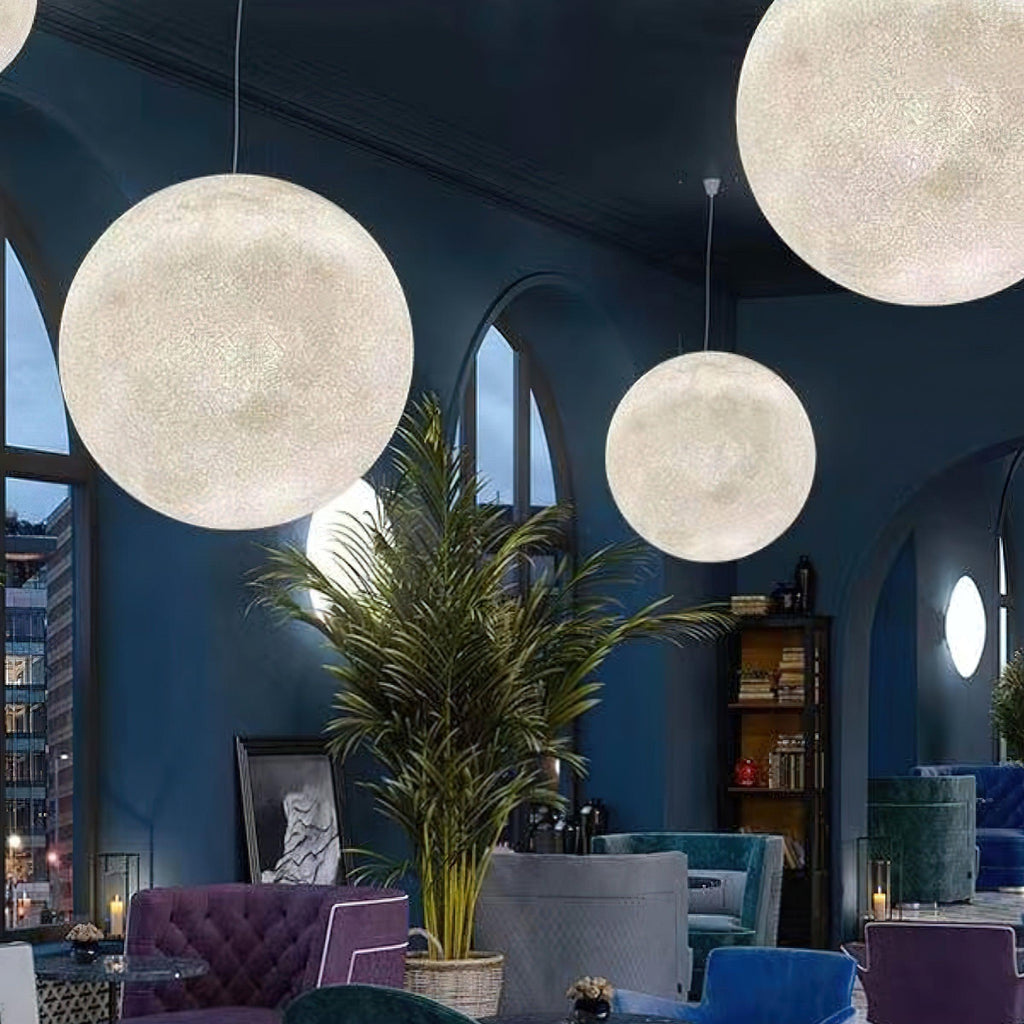 Aurelian Glow Pendant Light for Soft Moonlit Ambiance in Any Room | Snurv