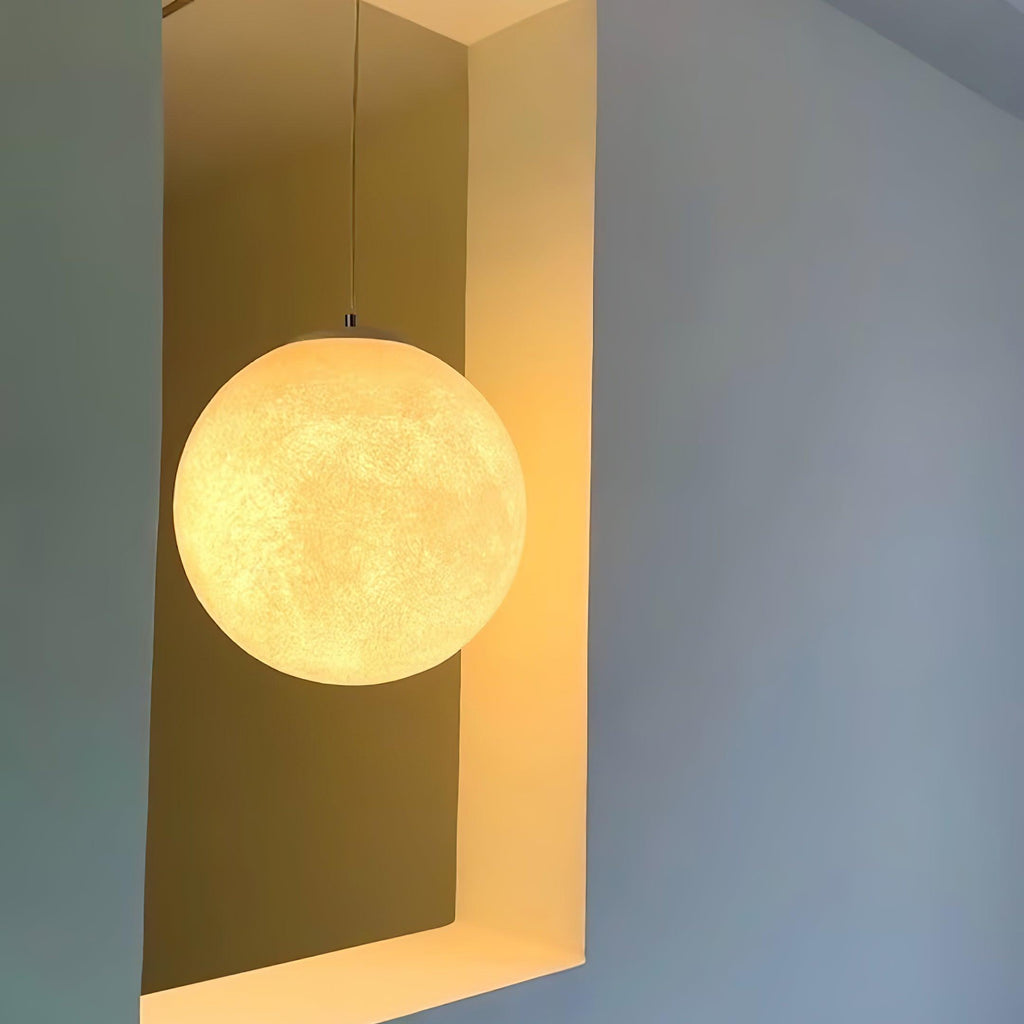Aurelian Glow Pendant Light for Soft Moonlit Ambiance in Any Room | Snurv