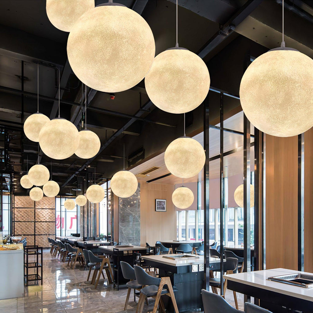 Aurelian Glow Pendant Light for Soft Moonlit Ambiance in Any Room | Snurv