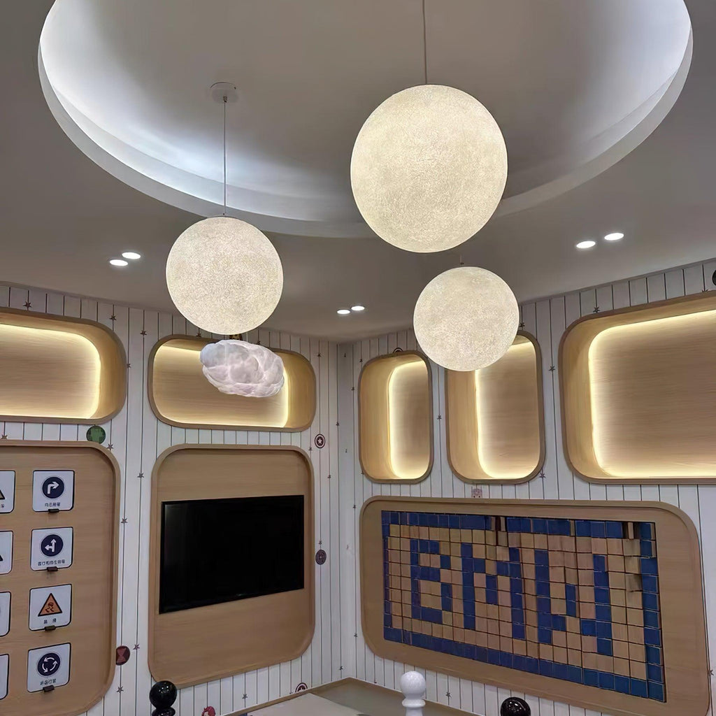 Aurelian Glow Pendant Light for Soft Moonlit Ambiance in Any Room | Snurv