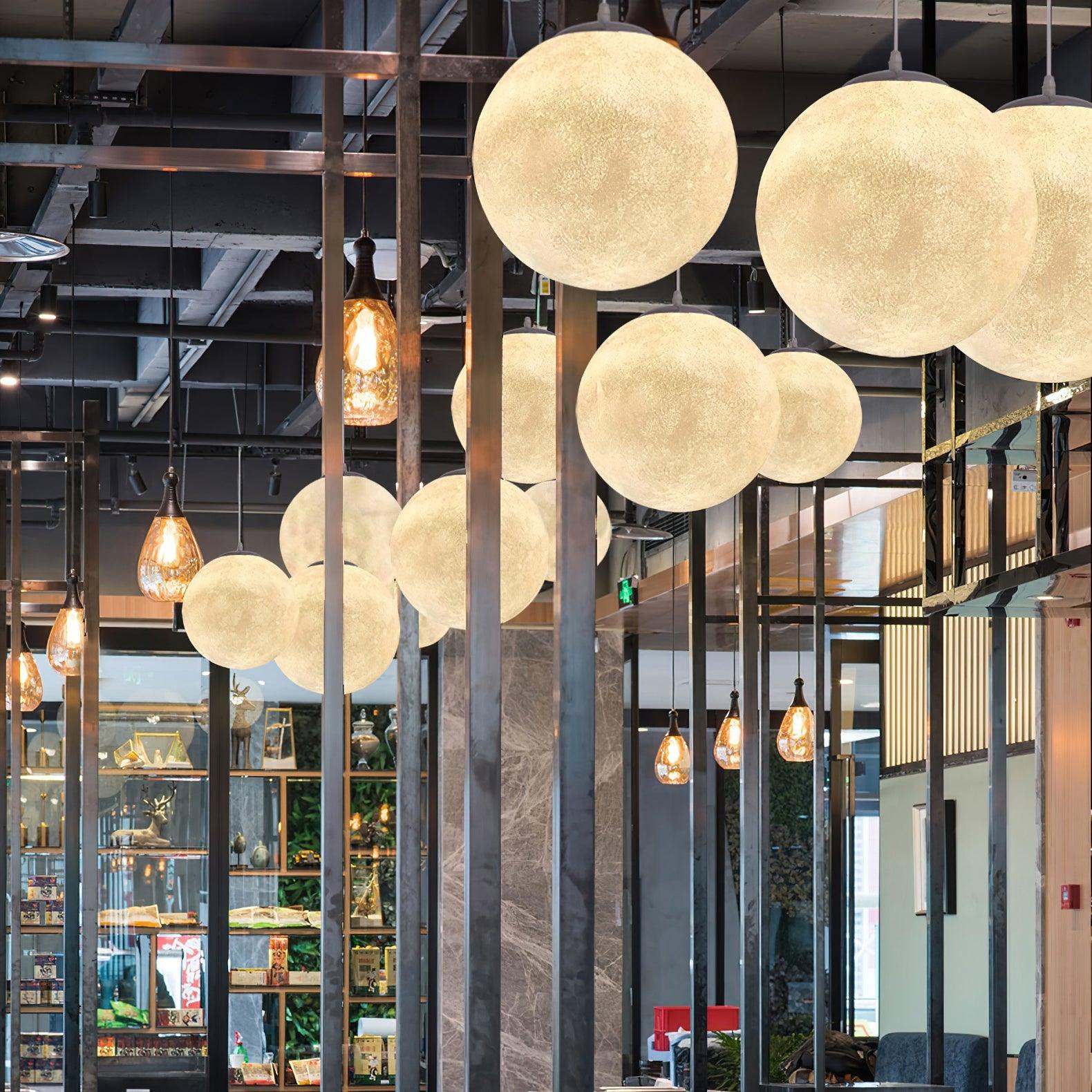 Aurelian Glow Pendant Light for Soft Moonlit Ambiance in Any Room | Snurv