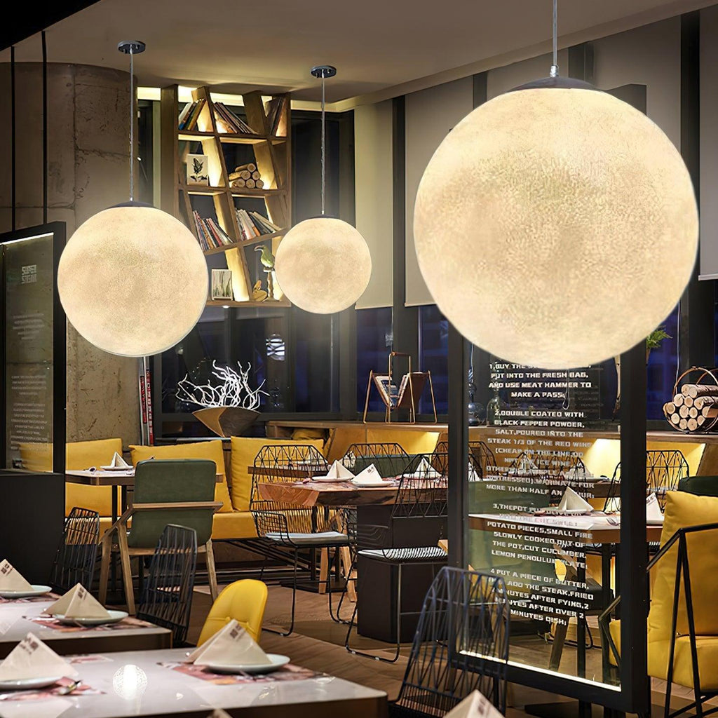 Aurelian Glow Pendant Light for Soft Moonlit Ambiance in Any Room | Snurv