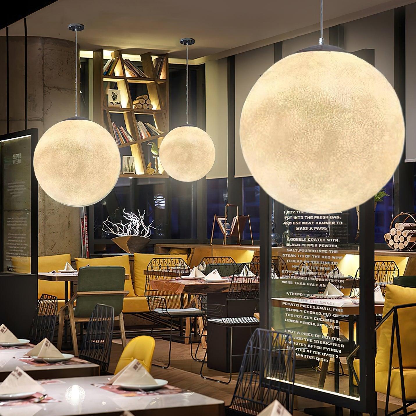 Aurelian Glow Pendant Light for Soft Moonlit Ambiance in Any Room | Snurv