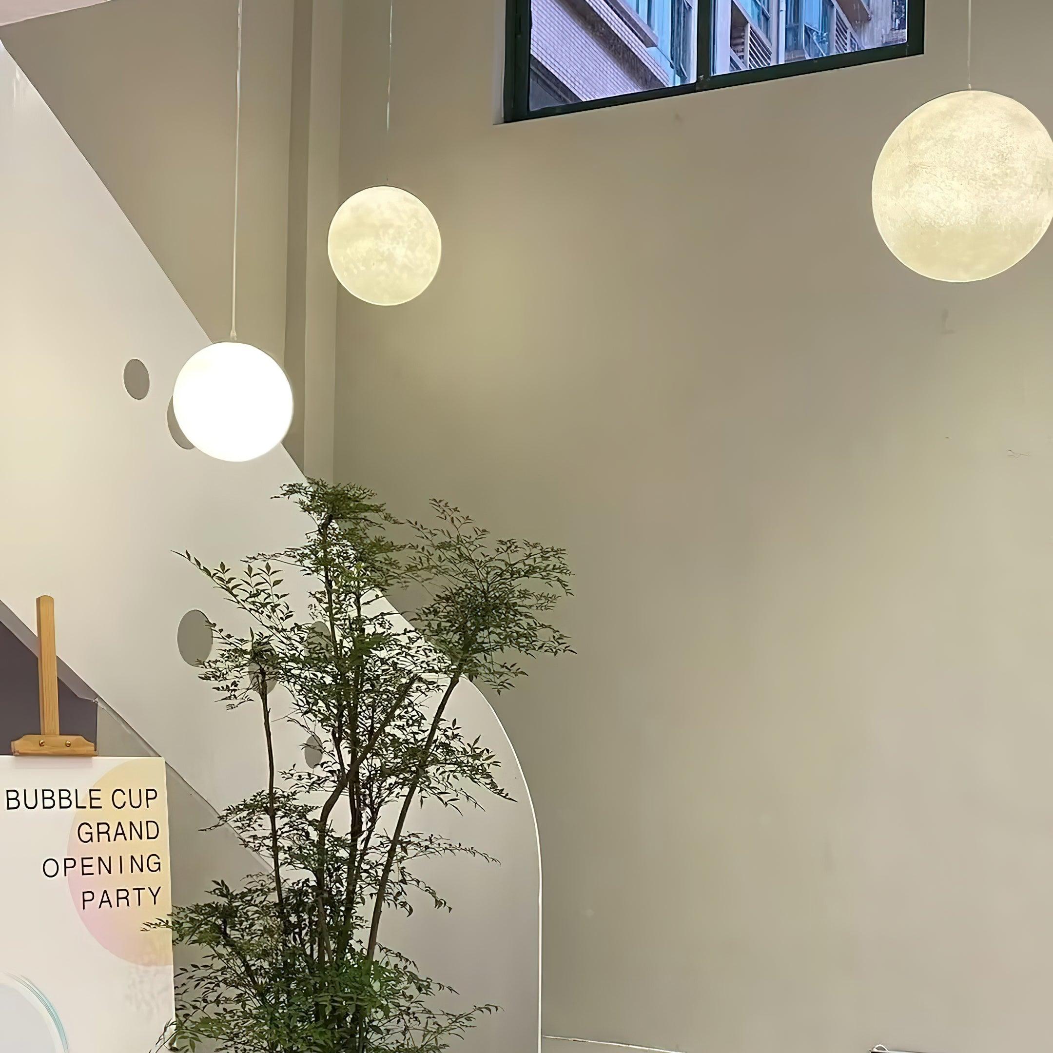 Aurelian Glow Pendant Light for Soft Moonlit Ambiance in Any Room | Snurv