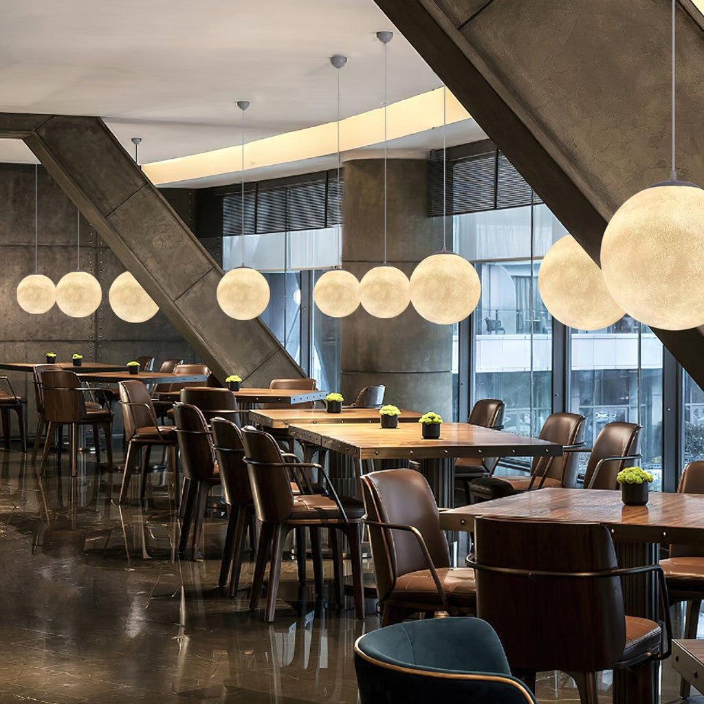 Aurelian Glow Pendant Light for Soft Moonlit Ambiance in Any Room | Snurv