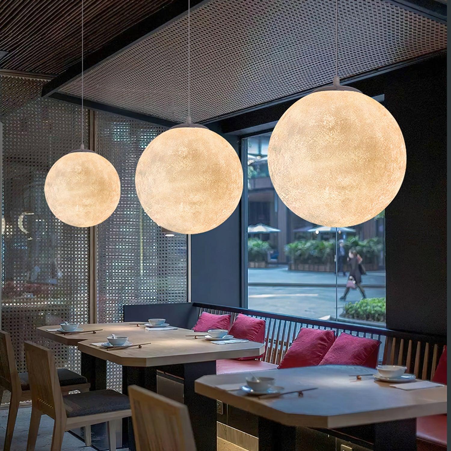 Aurelian Glow Pendant Light for Soft Moonlit Ambiance in Any Room | Snurv