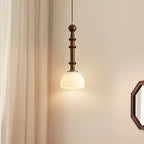 VeroLume Italian Style Pendant Lamp With Warm Glass Shade | Snurv