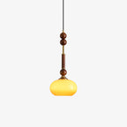 VeroLume Italian Style Pendant Lamp With Warm Glass Shade | Snurv