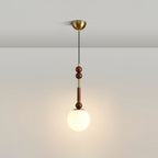 VeroLume Italian Style Pendant Lamp With Warm Glass Shade | Snurv