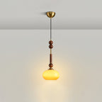 VeroLume Italian Style Pendant Lamp With Warm Glass Shade | Snurv