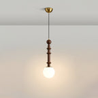 VeroLume Italian Style Pendant Lamp With Warm Glass Shade | Snurv