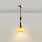 VeroLume Italian Style Pendant Lamp With Warm Glass Shade | Snurv