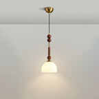 VeroLume Italian Style Pendant Lamp With Warm Glass Shade | Snurv