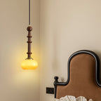 VeroLume Italian Style Pendant Lamp With Warm Glass Shade | Snurv
