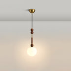 VeroLume Italian Style Pendant Lamp With Warm Glass Shade | Snurv