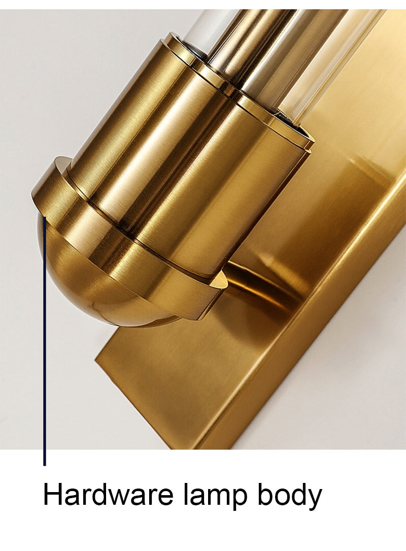 Luminor Modern LED American Style Wall Lamp In Golden Light | Snurv