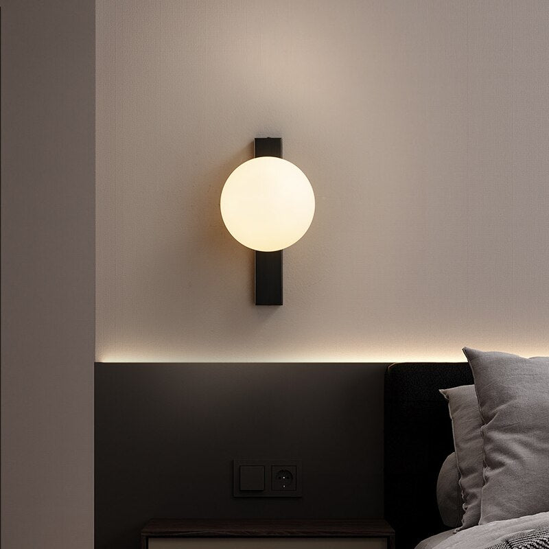 Lumora | Simple Copper Circ LED Wall Sconce | Snurv