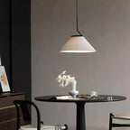 Velora Cream Pleated Pendant Lamp With Warm Light And Soft Scandinavian Style | Snurv