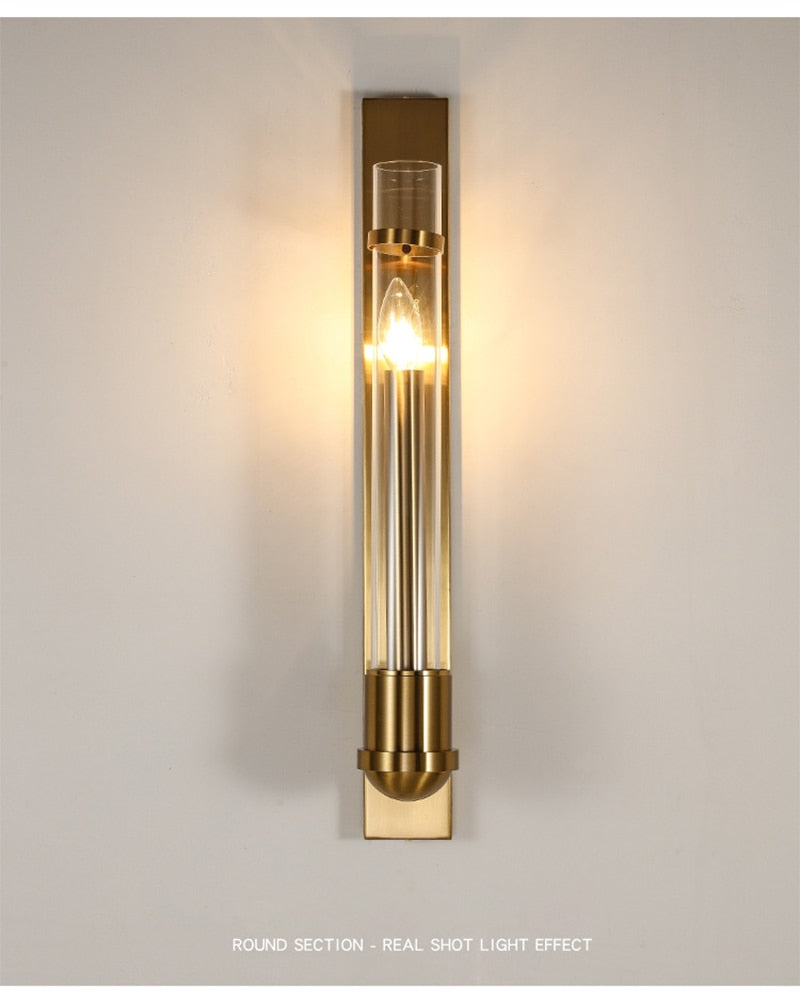 Luminor Modern LED American Style Wall Lamp In Golden Light | Snurv