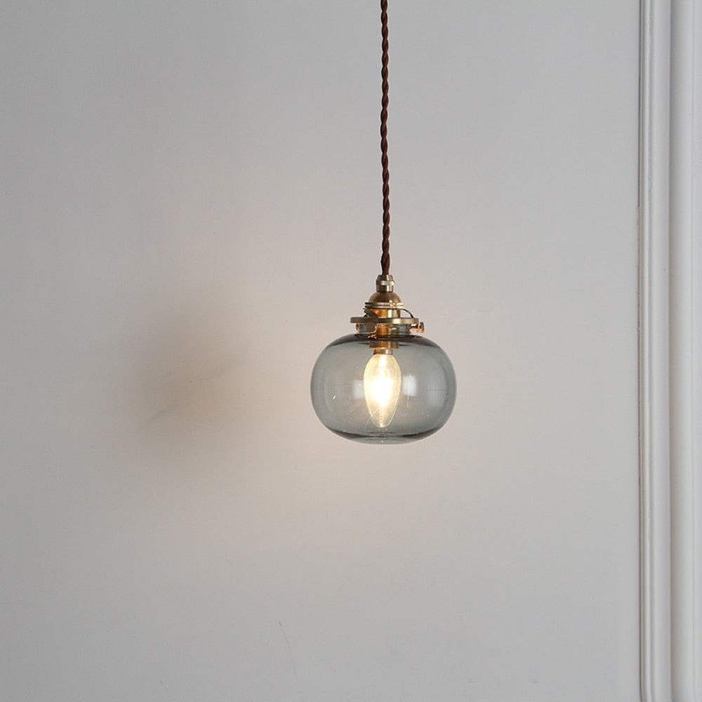Caelum Glass Pendant Light With Retro Style For Small Spaces | Snurv