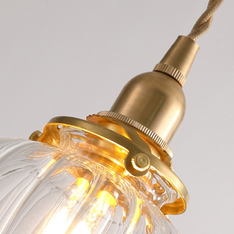 Caelum Glass Pendant Light With Retro Style For Small Spaces | Snurv