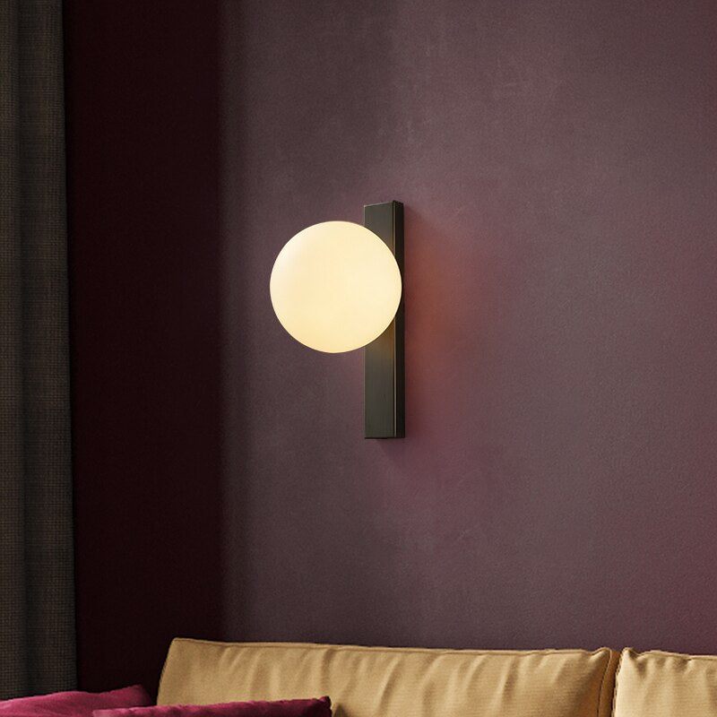 Lumora | Simple Copper Circ LED Wall Sconce | Snurv