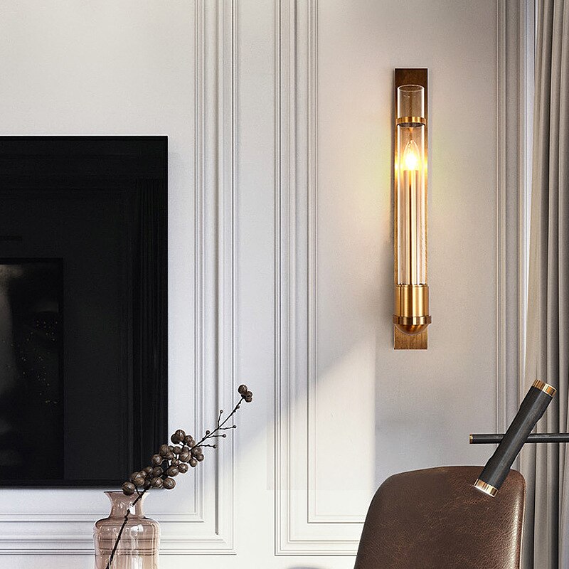 Luminor Modern LED American Style Wall Lamp In Golden Light | Snurv