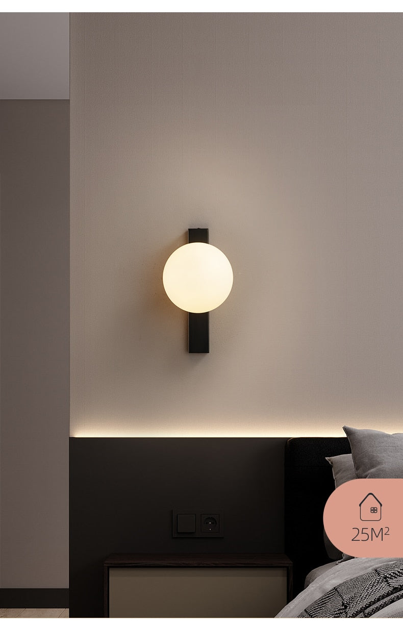 Lumora | Simple Copper Circ LED Wall Sconce | Snurv