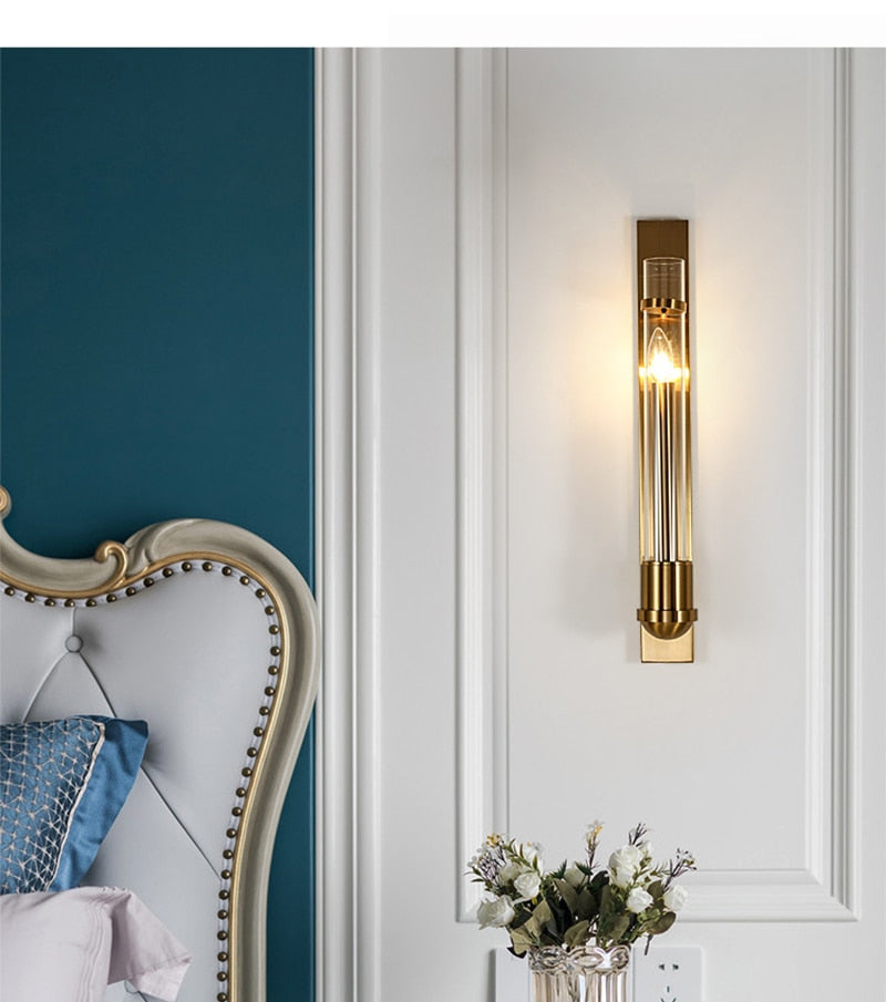 Luminor Modern LED American Style Wall Lamp In Golden Light | Snurv