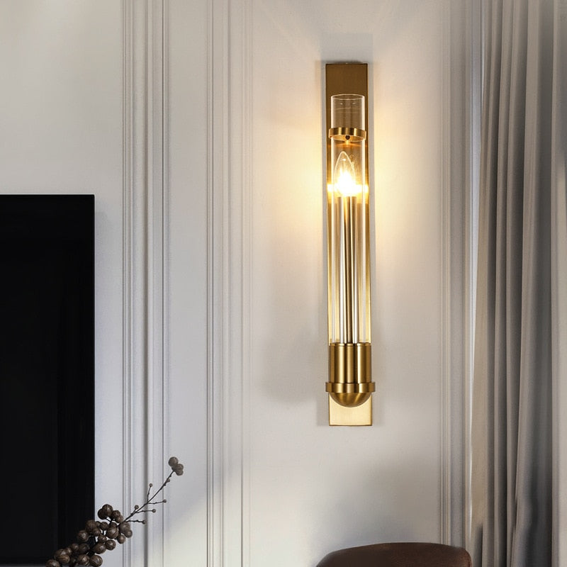 Luminor Modern LED American Style Wall Lamp In Golden Light | Snurv