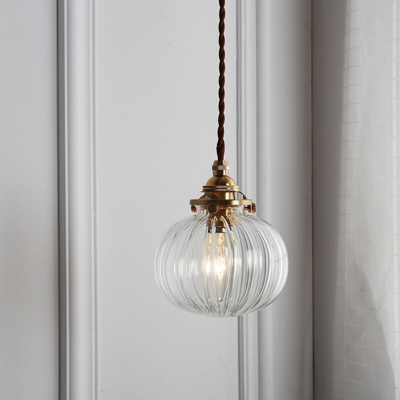 Caelum Glass Pendant Light With Retro Style For Small Spaces | Snurv