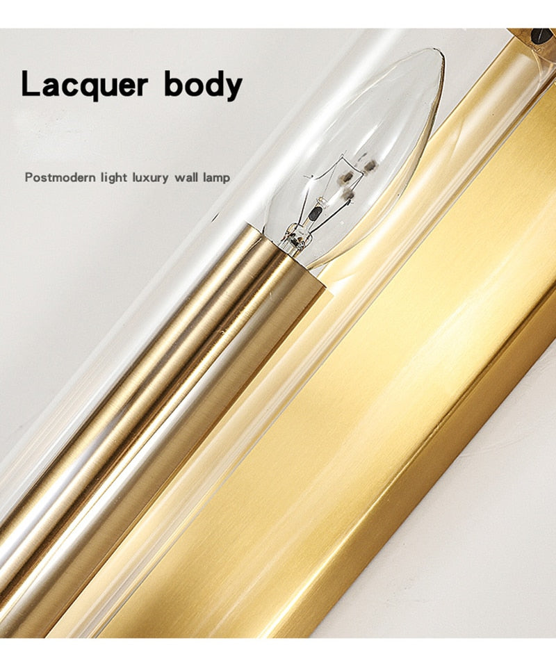 Luminor Modern LED American Style Wall Lamp In Golden Light | Snurv